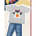 thumbnail image 3 of Cute Halloween Ghost W Pumpkin T-Shirt Toddler -Image by Shutterstock,  2 Toddler, 3 of 4