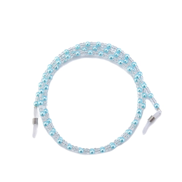 Maoww Glasses Strap Unique Eyeglasses Hanging Chain Eyewear Fix Rope Anti-lost Ropes Fashion Accessory Fixator Chains for Fixing Decor Blue