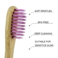 thumbnail image 5 of 10pcs Bamboo Toothbrush Set, Convenient Soft Toothbrush, Biodegradable Natural and Eco-Friendly, 5 of 5