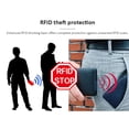 thumbnail image 3 of Svart-RFID NFC Skydd Plånbok Korthållare 5st Kort (Äkta Läder), 3 of 5
