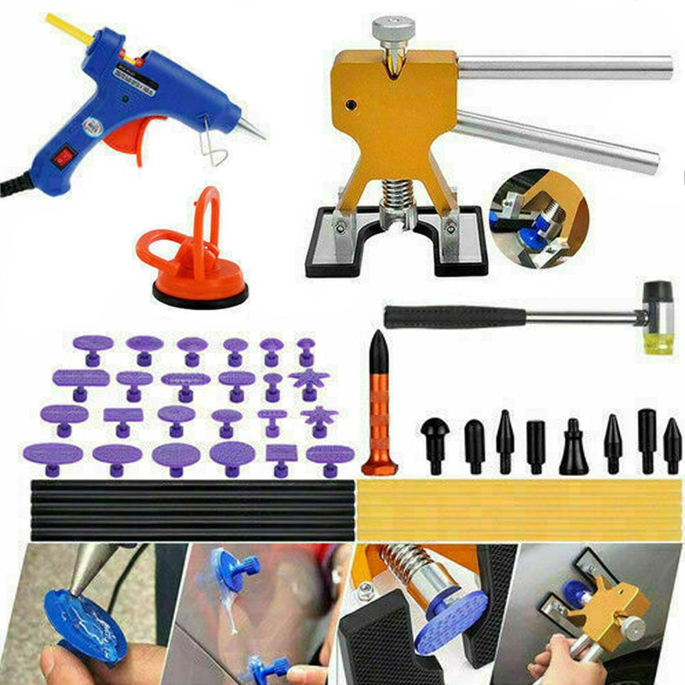 Paintless Car Hail Damage Dent Remover Repair Kit 47pcs Auto Dent Puller Tools