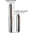 thumbnail image 2 of shiyou-7-Inch Chrome Toilet Paper Roller Holder | Spring-Loaded Plastic Replacement Spindle Rod | Fits Extra Large Bathroom Tissue Rolls | Durable & Easy to Install, 2 of 4