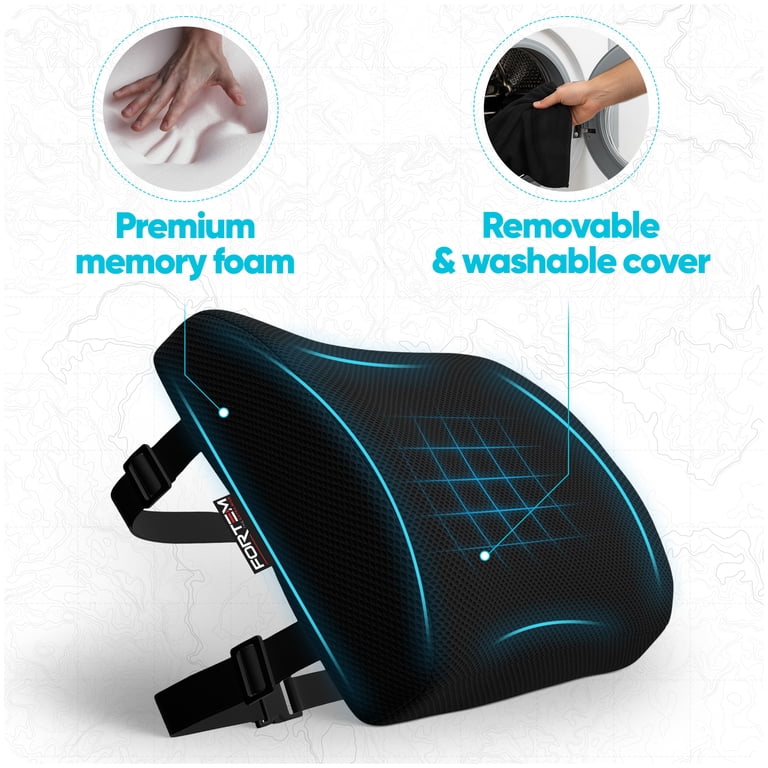 FORTEM Lumbar Support Cushion, Memory Foam Back Pillow photo 2