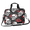 Multicolour 1, variant on Herdesigns Skull Rose Flower Laptop Bag for Women Men, Computer Case Briefcase Messenger Bags, 15-15.6 inch Laptop Sleeve Shoulder Bag