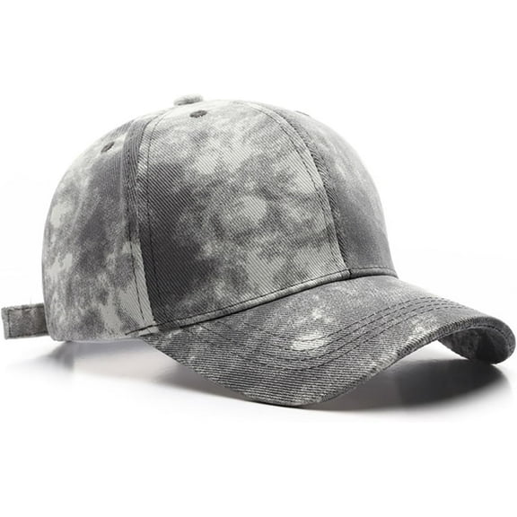 Graffiti Baseball Cap Tie-Dye Hat Hip Hop Hat Adjustable for Men and Women