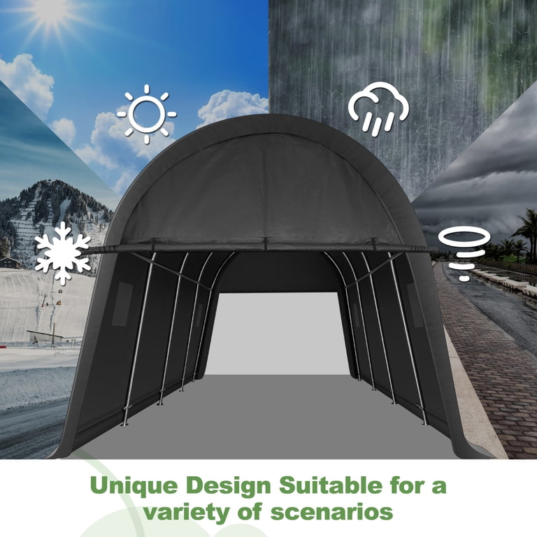 zelt meru hurricane 3 Megahorn Hot Tent Shelter Farbe:Schwarz mit reflektierendem Logo Pod Tents | Uncrate Hardshell Awning
