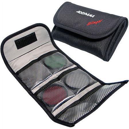UPC: 0410000035269 | Slinger Filter Wallet  P  Holds 6x 82mm Round or 6x  P  Series Square Filters  Black