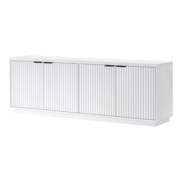 Mansfield Rectangular TV Stand for TV's up to 78" in White