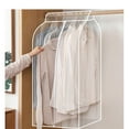 thumbnail image 2 of Extra Large Clear Hanging Garment Bags for Closet Storage Bottom Enclosed Garment Rack Cover Sealed M-XXL, 2 of 7