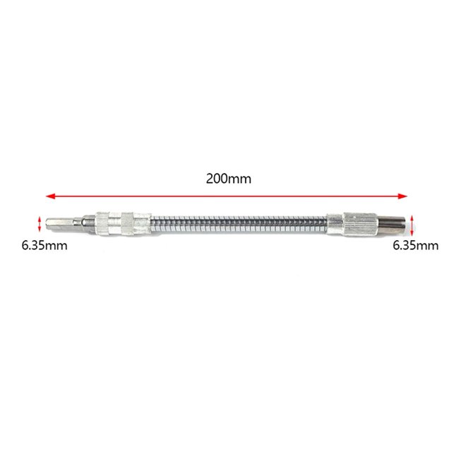 MYG 1/4 Hexagonal Flexible Arbre Porte-Embout Impact Tournevis à Cliquet Tige d'Extension