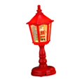 thumbnail image 3 of Figura decorativa de farol navideño para habitación, regalo, ambiente romántico, lámpara de noche Rojo, 3 of 9