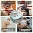 thumbnail image 6 of Portable Squat Toilet Potty Stool Foldable 7" Plastic Step Stool for Adults,Green, 6 of 7