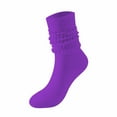 thumbnail image 3 of Comfortable Compression Socks for Women Stockings Winter Solid Color Warm Bubble Socks Extra Long Tight Knitted Pile Socks Saving to 65% off!, 3 of 8