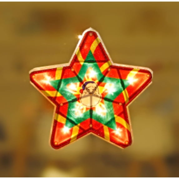 LINLIN Santa Claus Sucker LED Lights, Christmas Window Sucker Lights, Window Decorative Light Christmas Pendant Lights for Christmas Window Decoration