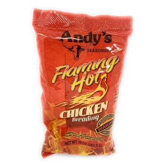 Andy's Hot Chicken Breading - 10 Oz, Low Calorie, Low Cholesterol Seasoning Mix