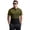124#Green, variant on Mens Striped Polo Shirt Short Sleeve Breathable Casual Business Henley Collar Top for Summer Out Golf Travel Wear Dark Gray 2XL