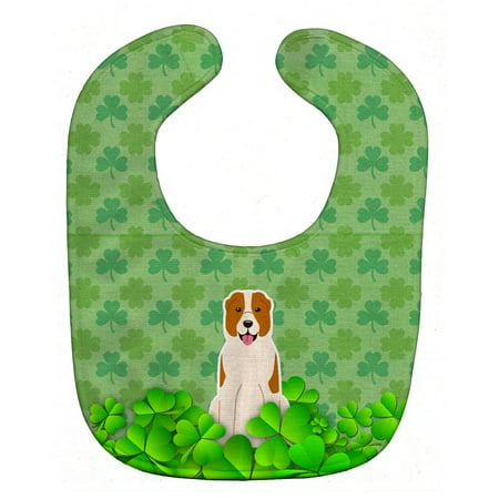 

Carolines Treasures BB6190BIB Central Asian Shepherd Dog Shamrocks Baby Bib 10 x 13 multicolor