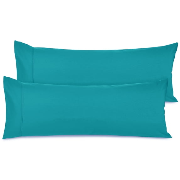 Nestl Body Pillow Case, Microfiber Body Pillow Covers, Body Pillowcase Size (20"x54"), Set of 2, Steel Blue
