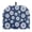 Blue and White Geometric Medallion, variant on HELLHERO Easy to Clean Tea Cozy with Polka dots, Polyester Canvas, Fall Thanksgiving