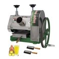 thumbnail image 1 of Manual Sugar Cane Juicer Sugarcane Juice Extractor Three Rollers Sugar Cane Juice Squeezer with 2 Peeling Knives, 1 of 10