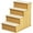 Natural, variant on Topcobe Pet Stairs, Small Pet Steps with Cushioned Removable Covering for Dogs and Cats Up To 22 lbs. , Dog Steps for Bed, Indoor Pet Steps & Furniture, Brown