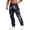 A-Navy36, variant on Men's Italy Flag Letter Print Cargo Pants Tapered Fit Summer Street Long Trousers