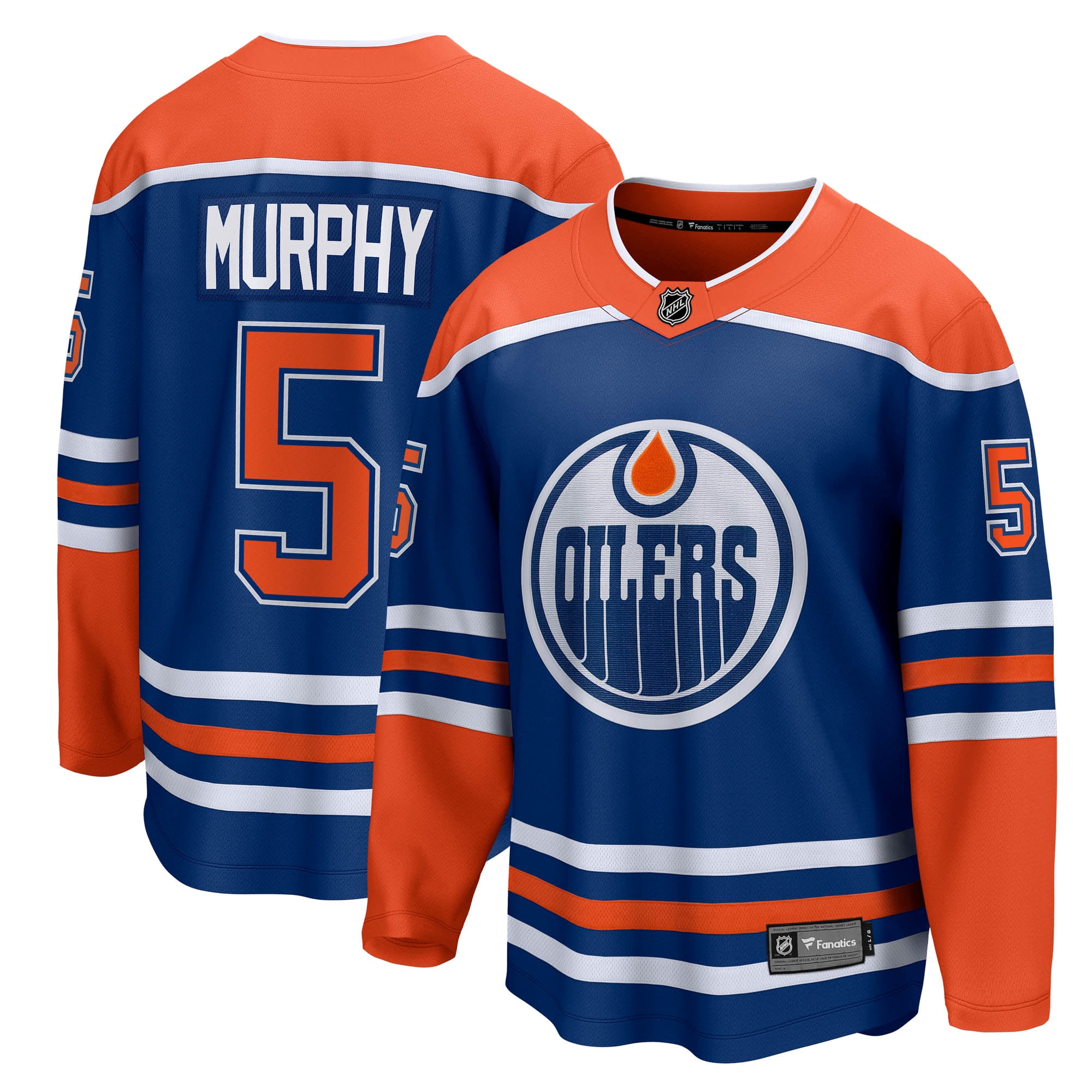 Men's Fanatics Connor Murphy Royal Edmonton Oilers Home Breakaway Jersey