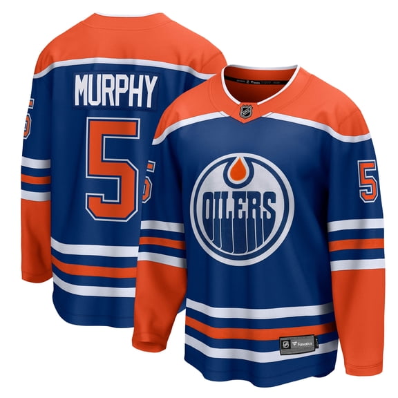 Men's Fanatics Connor Murphy Royal Edmonton Oilers Home Breakaway Jersey