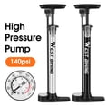thumbnail image 3 of WEST BIKING 140psi High Pressure Inflator Floor Pump Manual Inflator Pump Bike Ball Pump, 3 of 7