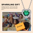 thumbnail image 4 of Bestyle Birthstone Necklace for Mom Wife Daughter, May Crystal Pendant Necklace Jewelry Gifts for Birthday Christmas, 4 of 8