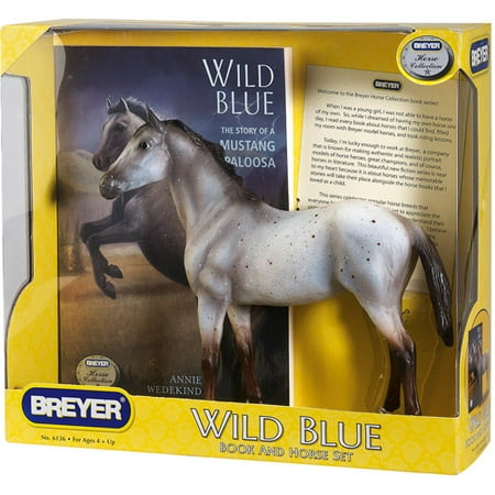 Breyer Classics Wild Blue: Book and Horse Toy Set (1:12 Scale)