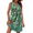 Multicolor MZ784, variant on Womens Summer Beach Dresses Loose Sleeveless Mini Sundress Swimsuit Coverup Spring Casual Boho Tank Dress