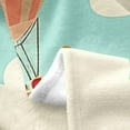 thumbnail image 5 of Kids Cute Balloon Flannel Fleece Throw Blanket Twin 60"x80" Cartoon Cloud All Season Bed Blanket Rainbow Balloon Fuzzy Blanket Boys Girls Modern Art Teens Plush Blanket, 5 of 6