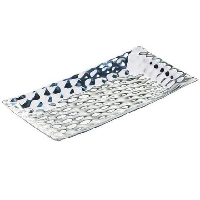 Cal Mil 3631-177-82 Pewter Accent Rectangular Platter - 17 x 7 x .75 in.
