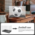 thumbnail image 4 of SHISUYAN Football Display Box Household Football Collection Case Multipurpose Storage Box, 4 of 8