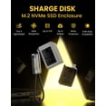 thumbnail image 2 of Carcasa SSD Sharge Disk M.2 NVMe con sistema de refrigeración USB-C, 2 of 9