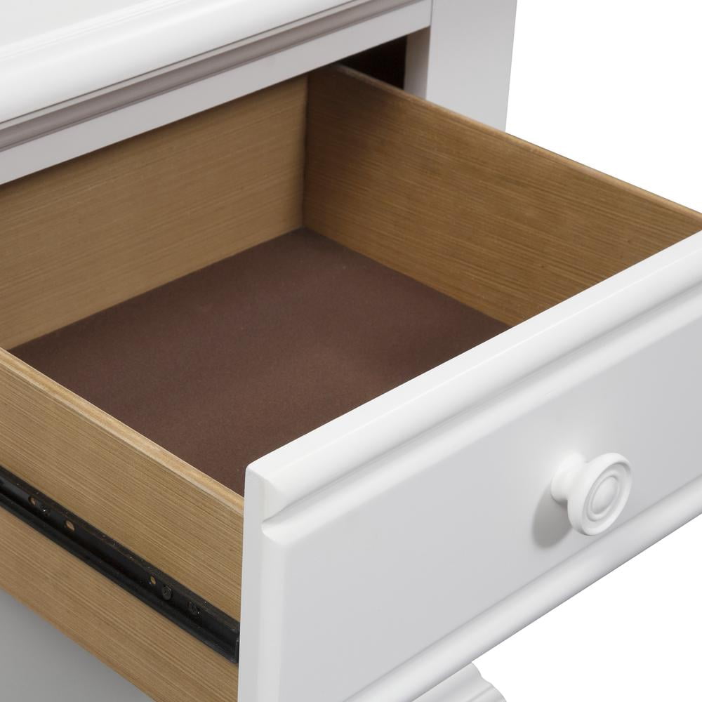Summer House White 2 Drawer Night Stand