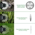 thumbnail image 4 of SHCKE Cordless Grass Trimmer Lawn Mower Electric Handheld String Strimmer lectric Brush Cutter Cordless Electric Edger Lawn Tool for Lawn Garden Pruning and Trimming, 800W/1200W, 4 of 8