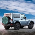 thumbnail image 5 of Fotbe Lephants in the Jungle Spare Tire Cover Thickening Universal Fit for Jeep, Trailer, RV, SUV, Truck, Tough Tire Wheel Soft Cover-17 inch, 5 of 9