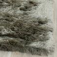 thumbnail image 6 of SAFAVIEH Paris Darwin Plush Polyester Shag Runner Rug, Titanium, 2'3" x 8', 6 of 6