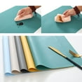 thumbnail image 4 of Nonslip Craft Mats Kitchen Dining Extra Large Waterproof Pad Silicone Mat Counter Protector Table Placemat GREY 60X40CM, 4 of 8