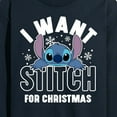 thumbnail image 3 of Lilo & Stitch - I Want A Stitch For Christmas - Men's Long Sleeve T-Shirt, 3 of 5