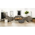 thumbnail image 3 of Locke Upholstered Track Arms Loveseat Vintage Brown, 3 of 3