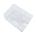 thumbnail image 4 of Caja de almacenamiento del organizador de la máquina de pulidos de uñas para el hogar o el salón use estuche versátil liviano 28 hoyos titular de Transparente, 4 of 9