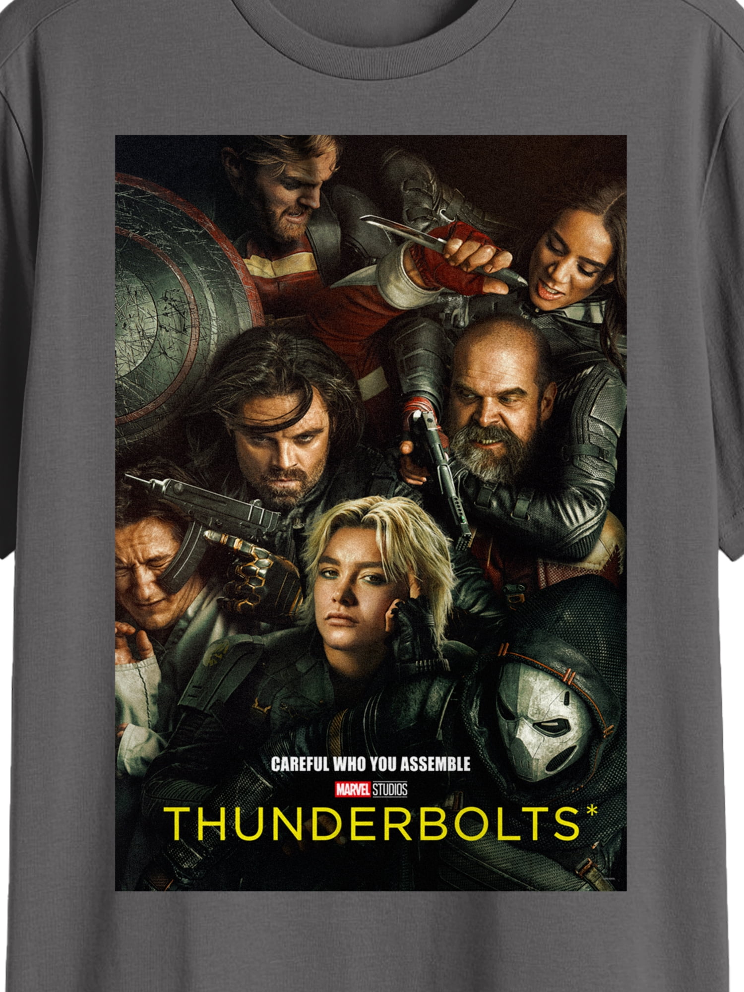 Thunderbolts, Men's & Big Men's Graphic Tee, Group Poster, Sizes S-3XL