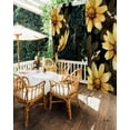 thumbnail image 5 of nqOlkjepod Outdoor Curtains for Patio Waterproof, Yellow Sunflower Outdoor Privacy Panels Grommet, Summer Bee Black Abstract Botanical Blackout Outside Curtains for Porch/Cabana 54"x95", 1 Panel, 5 of 8