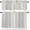 Light Brown, variant on Boho Yellow Kitchen Curtains and Valances Set, Rod Pocket Curtains Tier Farmhouse Window Curtains 36 Inch Length, Abstract Stripes Geometric Plaids Dots Retro 3 Piece Kitchen Curtains Set