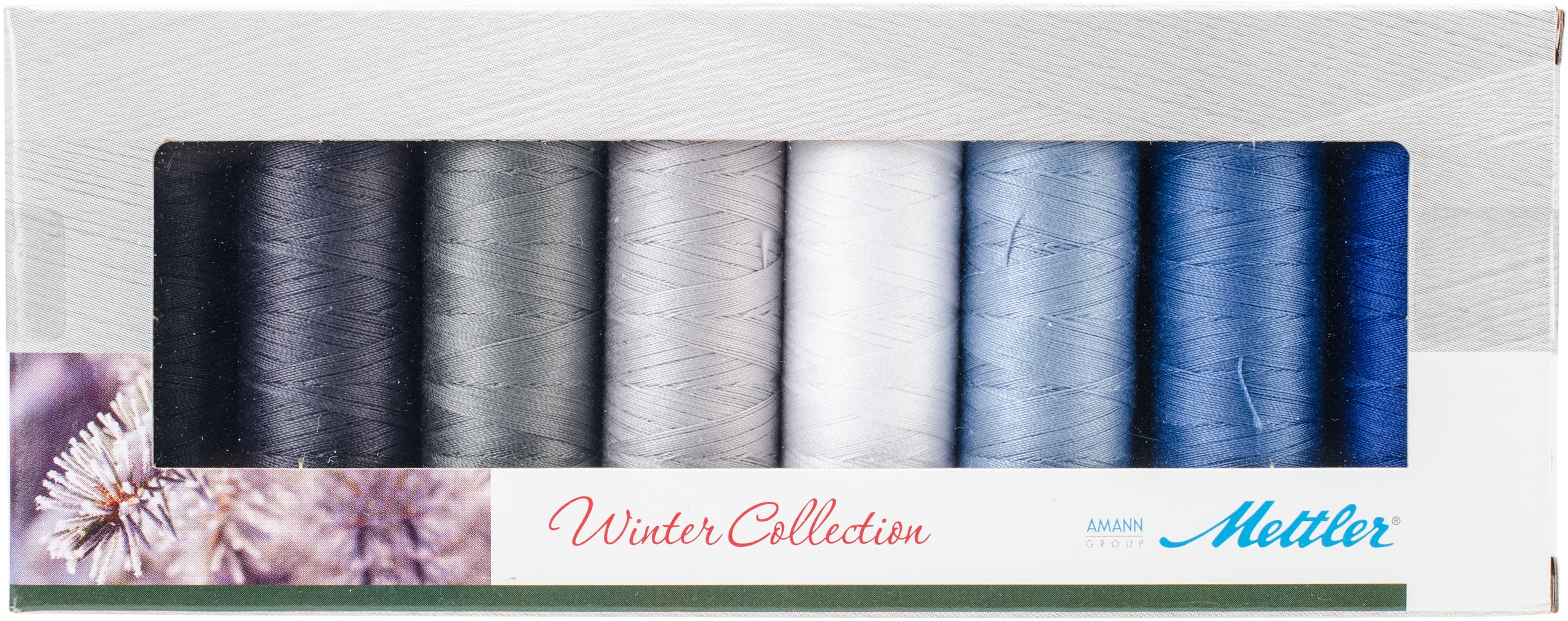 Mettler Thread Multicolor 100% Cotton Sewing Thread, 164 yd (8 Pack)