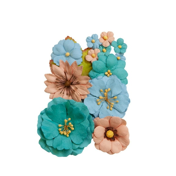Prima Marketing Mulberry Paper Flowers-Serene Beauty/Painted Floral