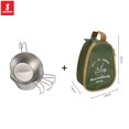 thumbnail image 4 of Camping Sierra Tazón Cuenco de calefacción para acampar de 1/4 Uds. Con bolsa de almacenamiento tazas de ensalada superpuestas múltiples Sywqhk Para Estrenar, 4 of 9